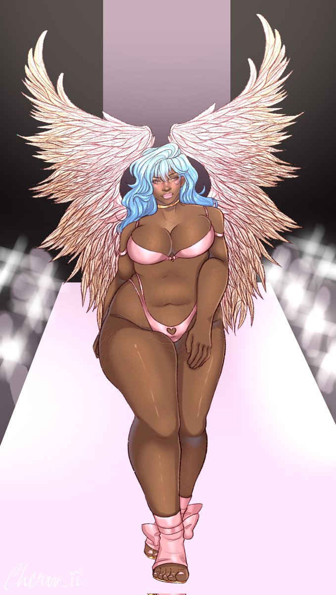 cheruv_ii's tweet image. Kendall on the VS runway cause,,, women.