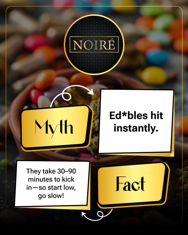 NoireDispensary's tweet image. Patience is key when it comes to edibles! 🍬✨ They don’t hit instantly — give them 30–90 minutes and enjoy the ride responsibly. ⏳

#NoireDispensary #EdibleFacts #StartLowGoSlow #WeedWisdom #HighResponsibly #THCEdibles #WeedTips #StayLifted #CannabisCulture #maplewood #nj