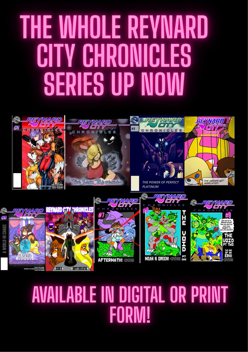 #ff #foxyfollowfriday Quick update- Final issue is now at Canary Comics and via ko-fi.com/reynardcity/sh… . Massive thanks to <a href="/fleetwaychaser/">Brunelchaser</a> <a href="/LouisYamato/">Louis Yamato</a> <a href="/KitKnightwood/">Kit Knightwood</a> <a href="/rev701/">Rev701</a> <a href="/The_Joe_Draco/">🎩Joel the Swedish Dragon🇸🇪🐉</a> and everyone who has supported us! youtube.com/playlist?list=…