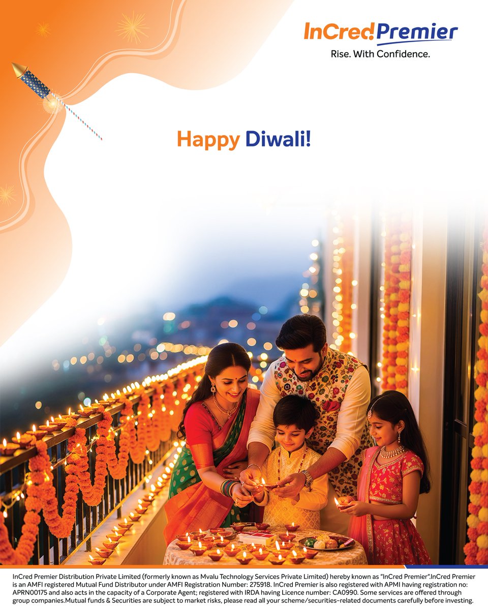 InCredPremier's tweet photo. This Diwali, as we light diyas and perform Lakshmi Pooja, may Goddess Lakshmi bless you with wealth, happiness, and prosperity.
Wishing you a festival filled with light, joy, and new beginnings. ✨🌼

#HappyDiwali #FestivalOfLights #InCredPremier

Disc: https://t.co/YpPGfxGblN https://t.co/rUqRuRcqAS
