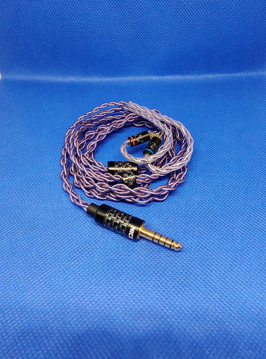 raspiM5stack's tweet image. #MNG  #AD
 #NICEHCK SpaceAuAgが届きましたー
連チャンNICEHCK購入の最後は少しお高めのケーブルを買いました。
ジャックなども綺麗で良いですね。(濃いクリアブルー)
 #ポタオデ
 #イヤホン
商品ページ:s.click.aliexpress.com/e/_c3A8qWCr