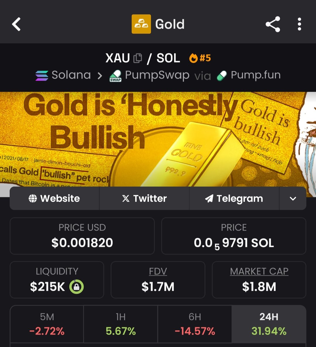 $XAG — the Silver of the trenches. 🥈

I aped a small bag and here’s why.

You already saw how our XAU (Gold) call played out, shared around $100K MC, and it went all the way to $2.5M.

One big reason? Real Gold keeps
printing ATH after ATH.

Just as Gold, Silver is also in its