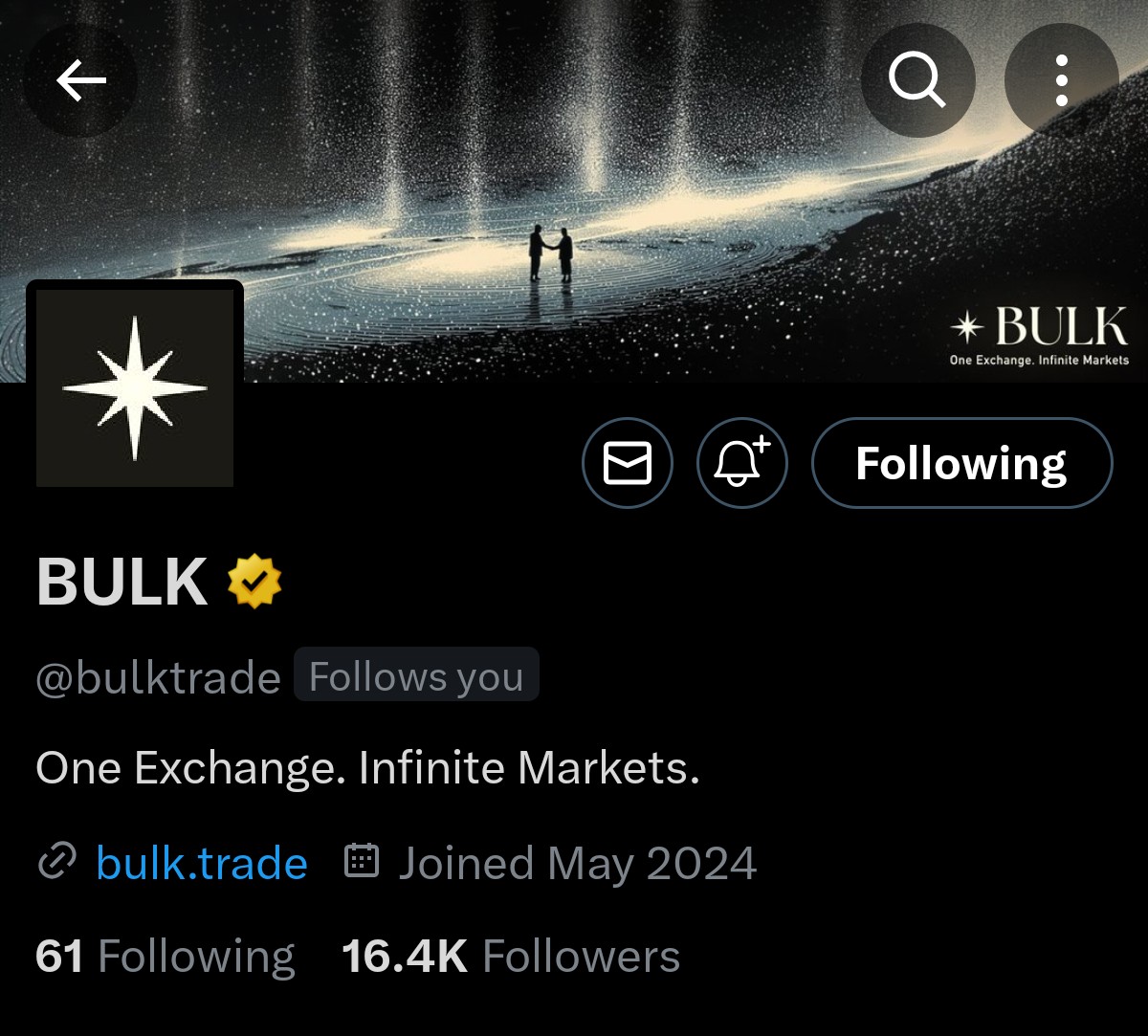 bulk is now at 16k followers, and testnet is getting closer day by day.

you still have time to pay attention, but let me tell you why I am particularly bullish on them.

they are building something novel and new. never been done on solana. they're basically modding the solana