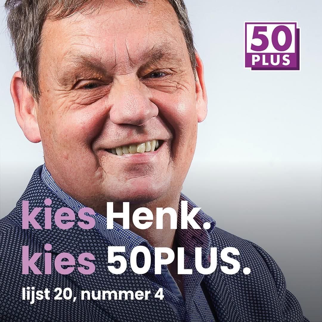 Stem 50PLUS, Stem lijst 20, Stem Henk van Tilborg