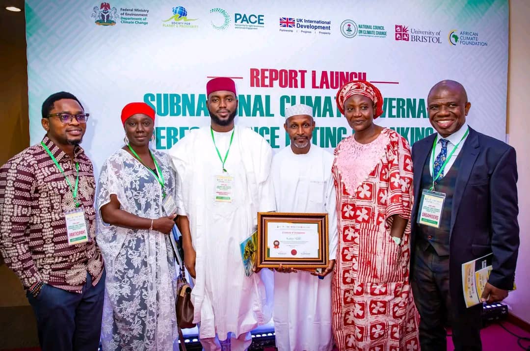 It is our pleasure to congratulate Dr. <a href="/DahirMHashim/">Dahir M Hashim</a>, Honorable Commissioner, <a href="/kanoenvironment/">Ministry of Environment and Climate Change, Kano</a>, Nigeria, on his recent achievement of moving Kano state from 35th to 4th in the 2025 Subnational Climate Governance Performance Ranking. 

According to the Honorable Commissioner, this