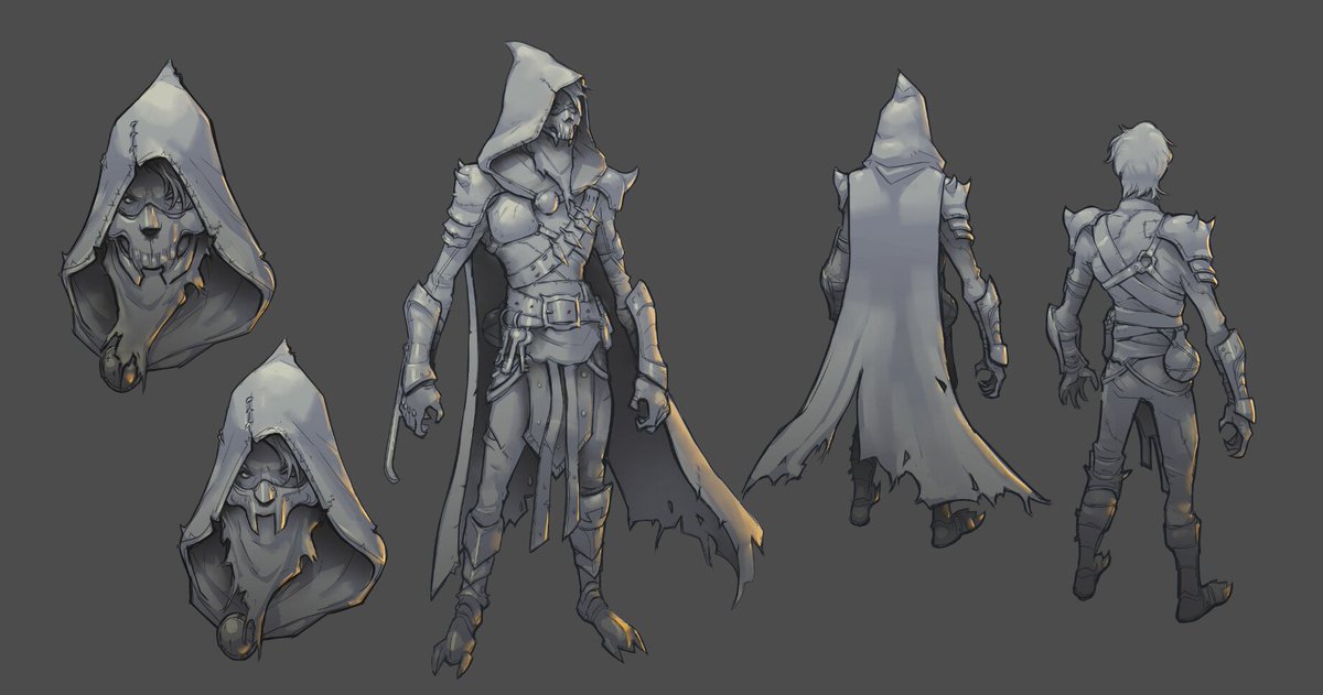 Concept for a rogue/assissin's alternate outfit