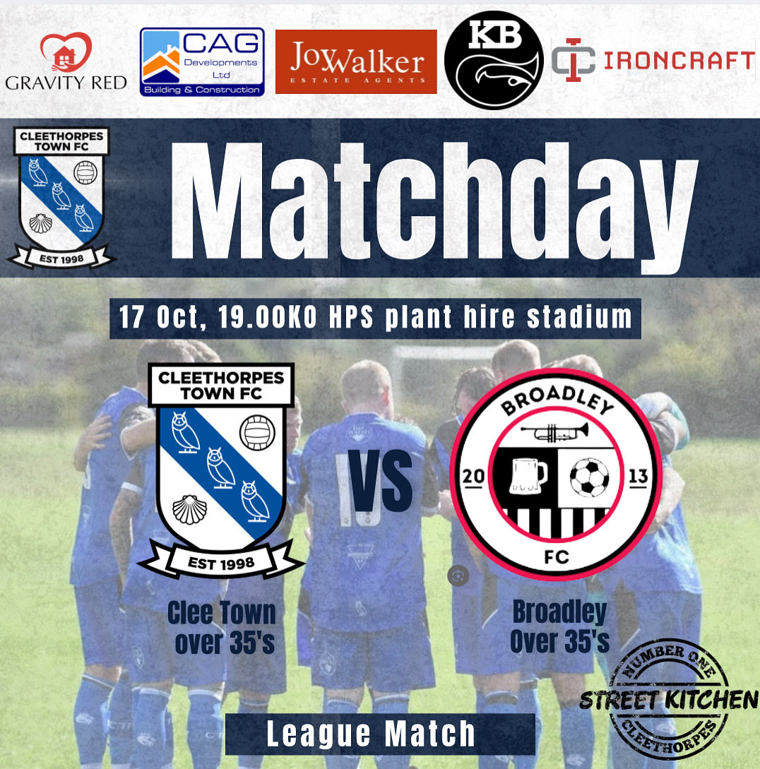 🦉MATCHDAY🦉

📍 HPS Plant Hire Stadium
🆚 Broadley
💰 £3 Over 16s (cash only)
🚙 All parking at top end of the ground
⚽️ 7pm kick off 

Matchday sponsor - Number 1 Pub street kitchen

Get down and support the boys 🦉
