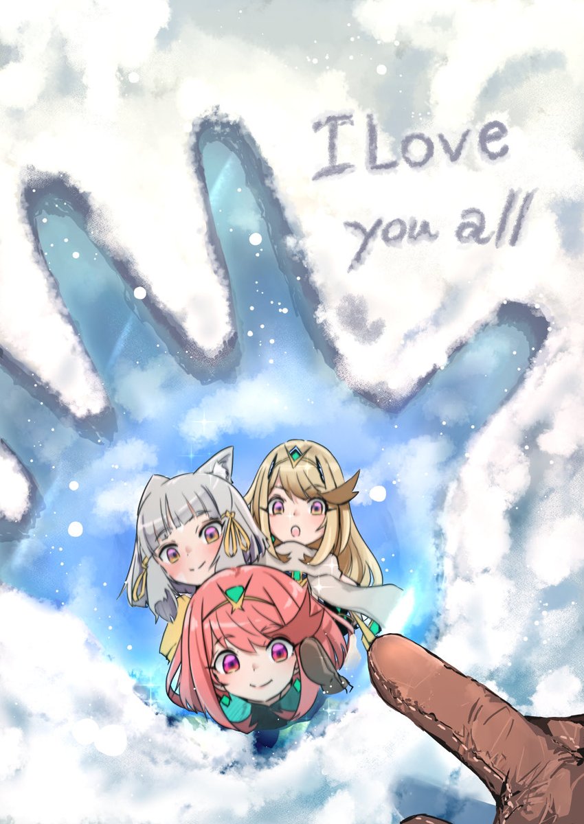 なんとなく不思議？なイラストになりました。
#xenoblade2 #ゼノブレイド2