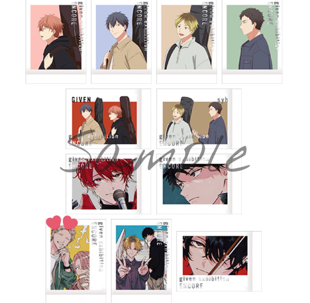 mikachi_thunk's tweet photo. 〈交換〉ギヴン展 given exhibition ENCORE  特典 

譲　画像1
アニメ絵立夏2、アニメ絵玄純2

求　秋彦&amp;春樹

本日池袋手渡し＞郵送

お気軽にお声掛け下さると幸いです。
よろしくお願い致します。 https://t.co/7nyPkyC2N1
