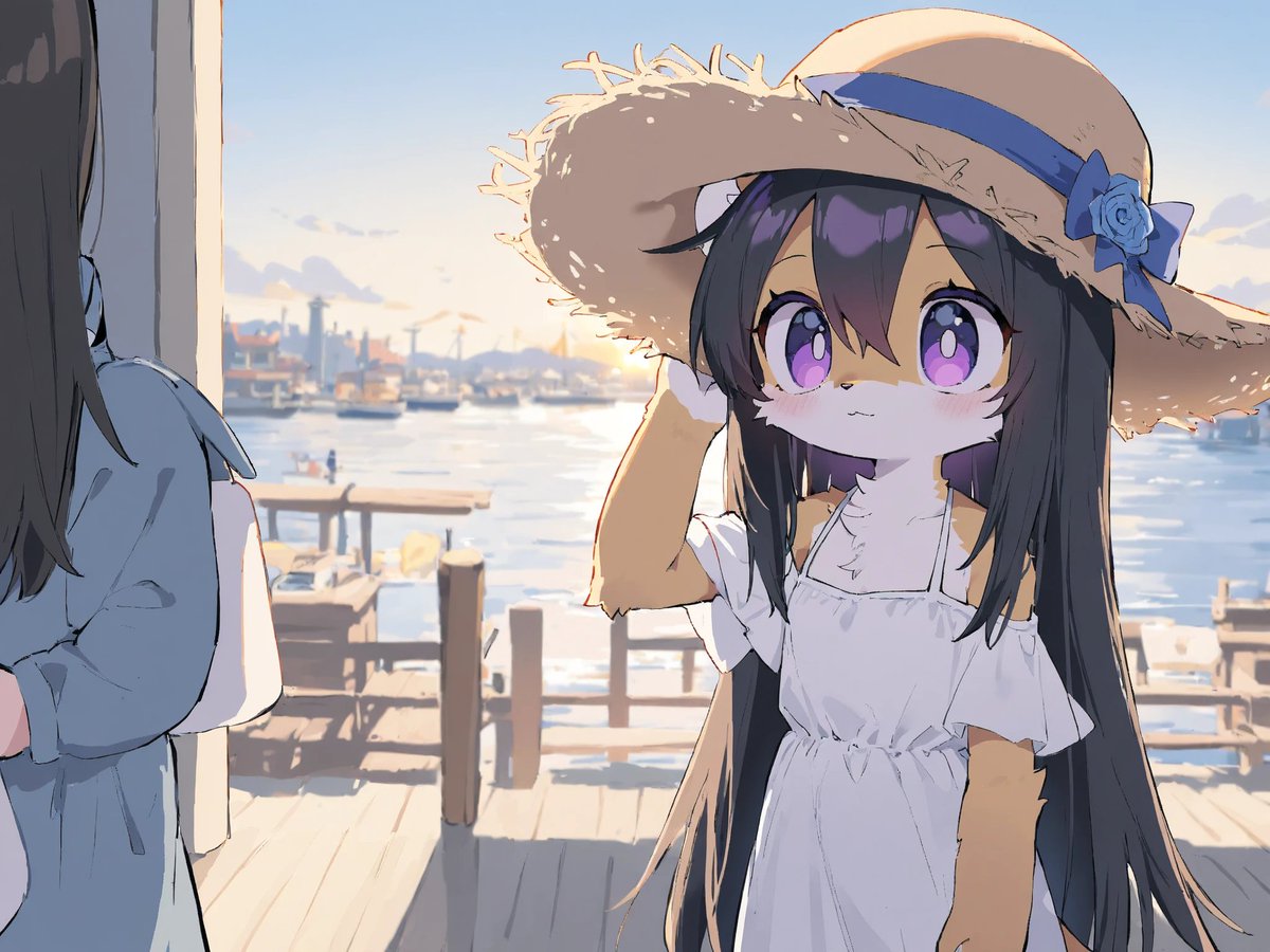 MachiTecku's tweet image. 港町を旅行中💼の子たち
散歩したり、休んだり
#AIイラスト #AIart #ケモナー #ケモノ #furry