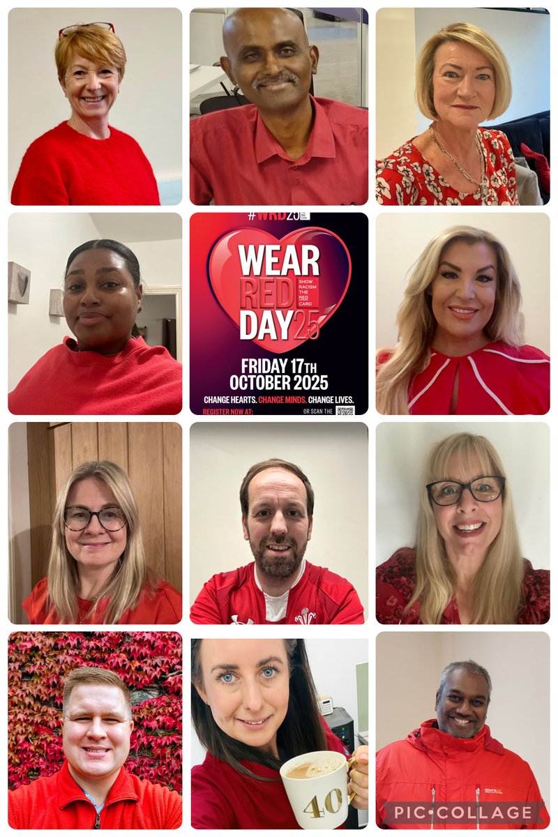 Alex Spearritt π She/Her (@scouseahpleader) on Twitter photo Today is WEAR RED Day!
<a href="/thecsp/">Chartered Society of Physiotherapy (CSP)</a> Council are wearing red to #ShowRacismTheRedCard
Please join us in wearing red to showcase your support for #Antiracism and #Education
You can also donate to help continue the work.
#WRD25
<a href="/SRTRC_England/">Show Racism the Red Card</a> <a href="/SRtRCScotland/">Show Racism the Red Card π΄σ §σ ’σ ³σ £σ ΄σ Ώ</a> <a href="/theredcardwales/">SRtRC Wales | Cymru π΄σ §σ ’σ ·σ ¬σ ³σ Ώ</a> Today is WEAR RED Day!
<a href="/thecsp/">Chartered Society of Physiotherapy (CSP)</a> Council are wearing red to #ShowRacismTheRedCard
Please join us in wearing red to showcase your support for #Antiracism and #Education
You can also donate to help continue the work.
#WRD25
<a href="/SRTRC_England/">Show Racism the Red Card</a> <a href="/SRtRCScotland/">Show Racism the Red Card π΄σ §σ ’σ ³σ £σ ΄σ Ώ</a> <a href="/theredcardwales/">SRtRC Wales | Cymru π΄σ §σ ’σ ·σ ¬σ ³σ Ώ</a>