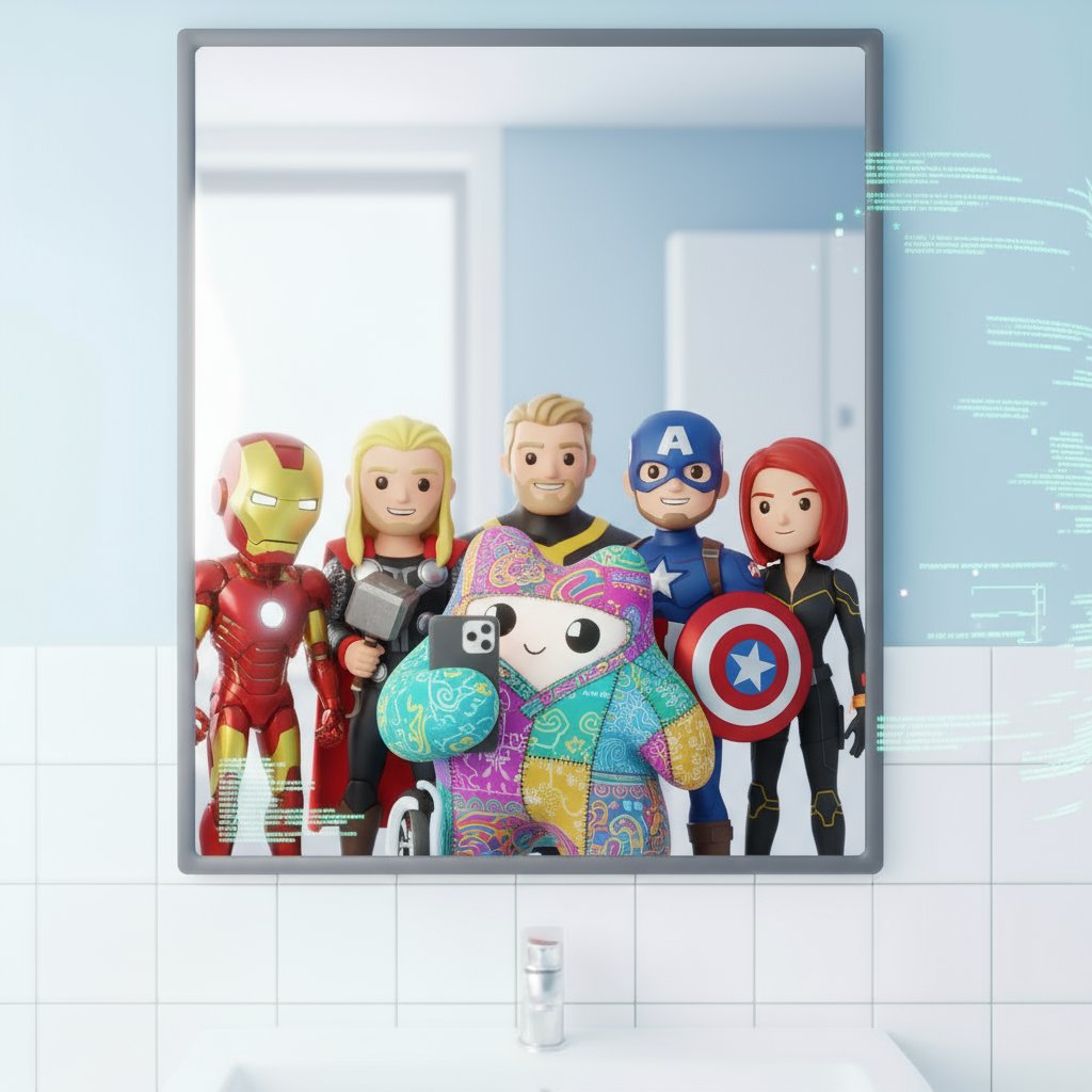 Somehow ippy ended up with Avengers while taking a bathroom break at <a href="/StoryProtocol/">Story</a>