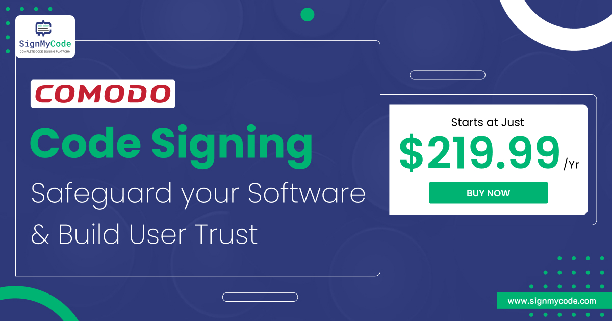 Sign_My_Code's tweet image. Ensure the integrity of your software and enhance user confidence with Comodo Code Signing, ideal for both businesses and individual users.
Buy Now - tinyurl.com/comodo-cs
#CodeSigning #Comodo #SoftwareSecurity #Deals #BuyNow