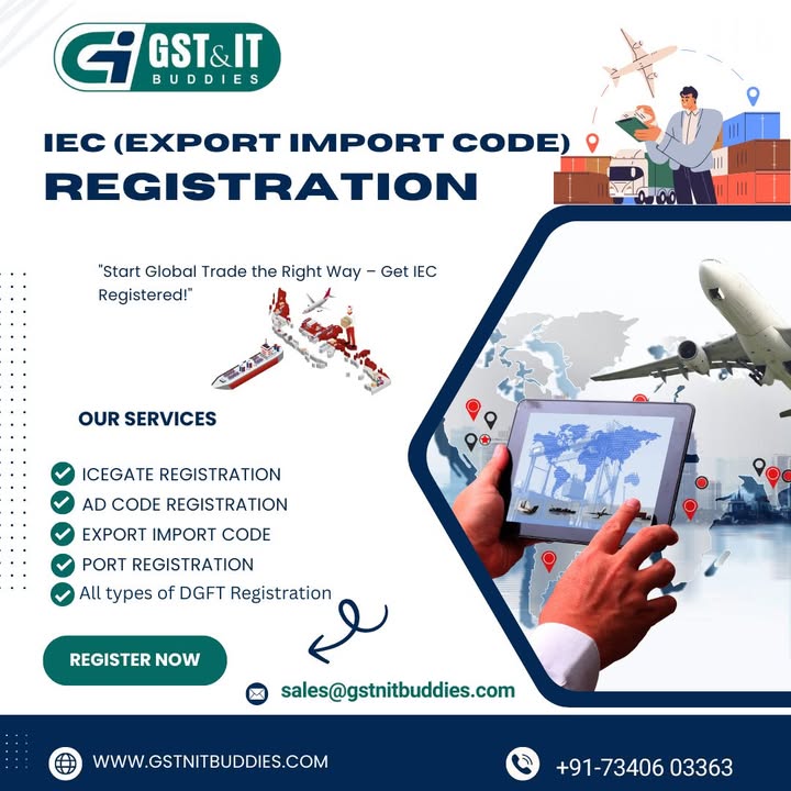 gst_itbuddies's tweet image. Want to trade internationally? The Import Export Code (IEC) is your first step toward global business success.
📲 Contact Us: 7340603363
🌐 Visit: zurl.co/6fx20
🔖 GST & IT Buddies–Your Business Compliance Partner
#IECCode #ImportExport #International #GSTandITBuddies
