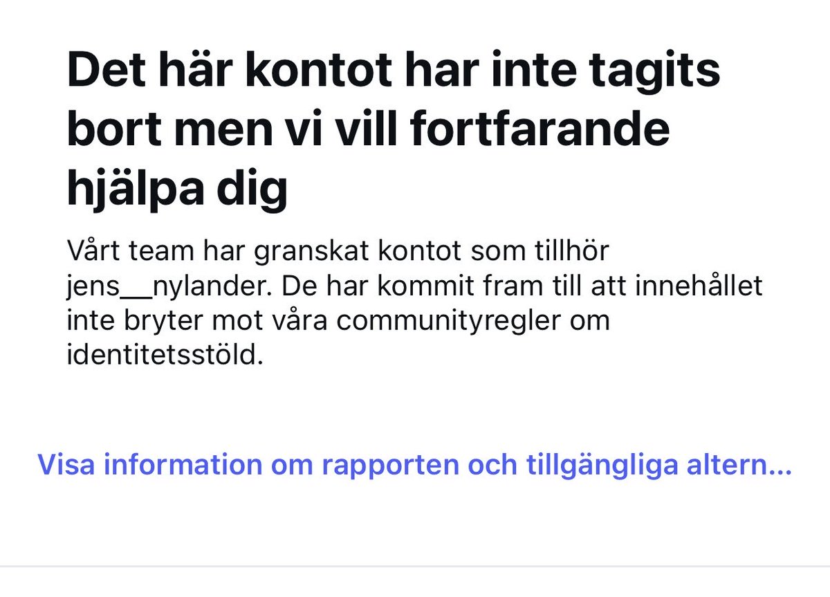 nylanderjens's tweet image. Trots flera inklusive min egen anmälan fortsätter @Meta Instagram totalt att ignorera att ta hand om fejk profiler. Så som denna. Enkel teknik skulle lösa namn + kopierade bilder som nyttjas i fejk profiler.