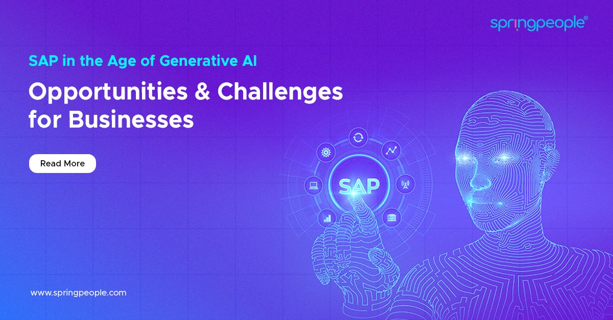 SpringPeople_SP's tweet image. GenAI in SAP is unlocking new levels of efficiency and innovation — but success depends on the right strategy, timing, and execution.
Are businesses truly ready to move from pilots to real impact?
Read more 👉 springpeople.com/blog/sap-in-th…
#GenerativeAI #SAP #SpringPeople