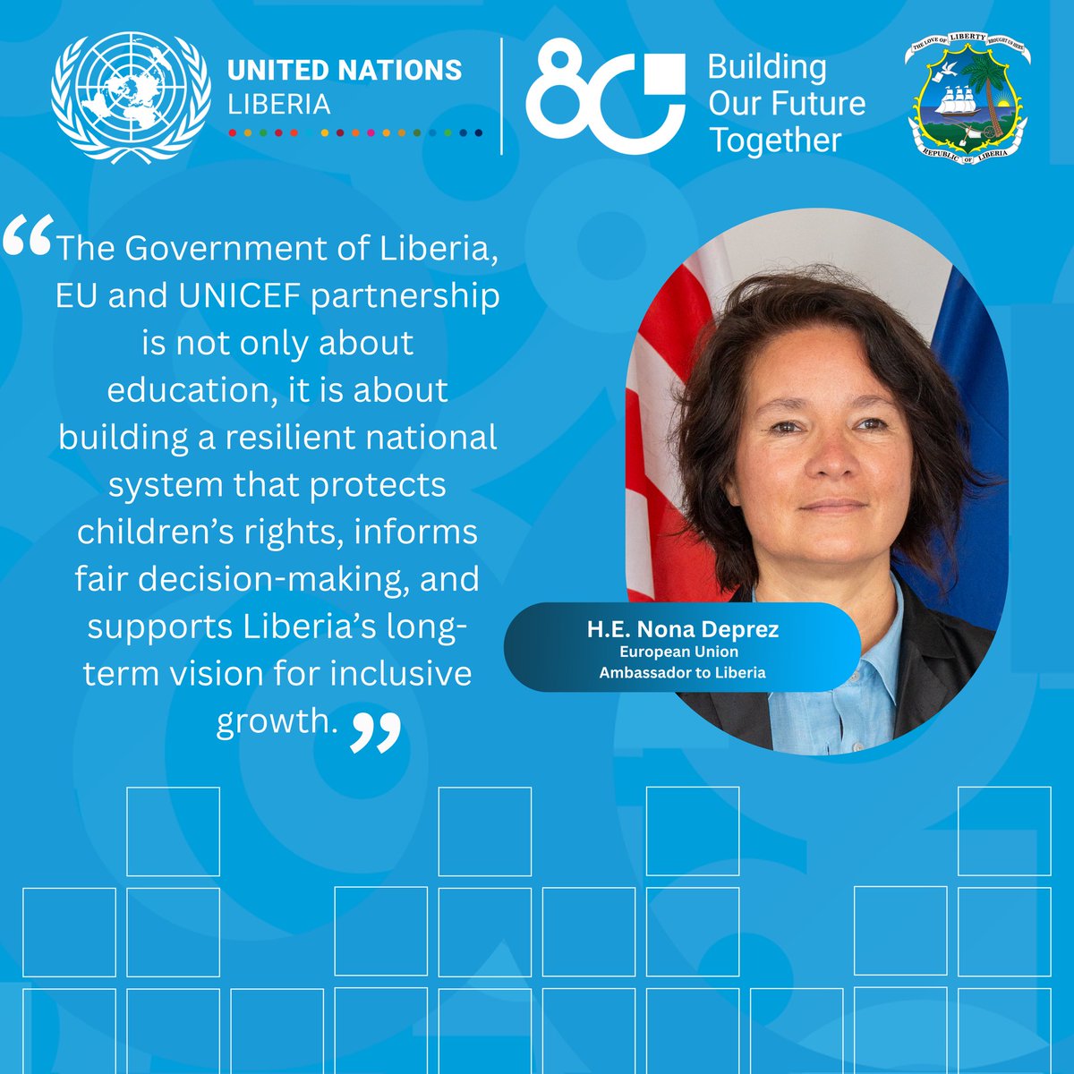 UN_Liberia's tweet photo. #UN80 https://t.co/GUXX8N12sh