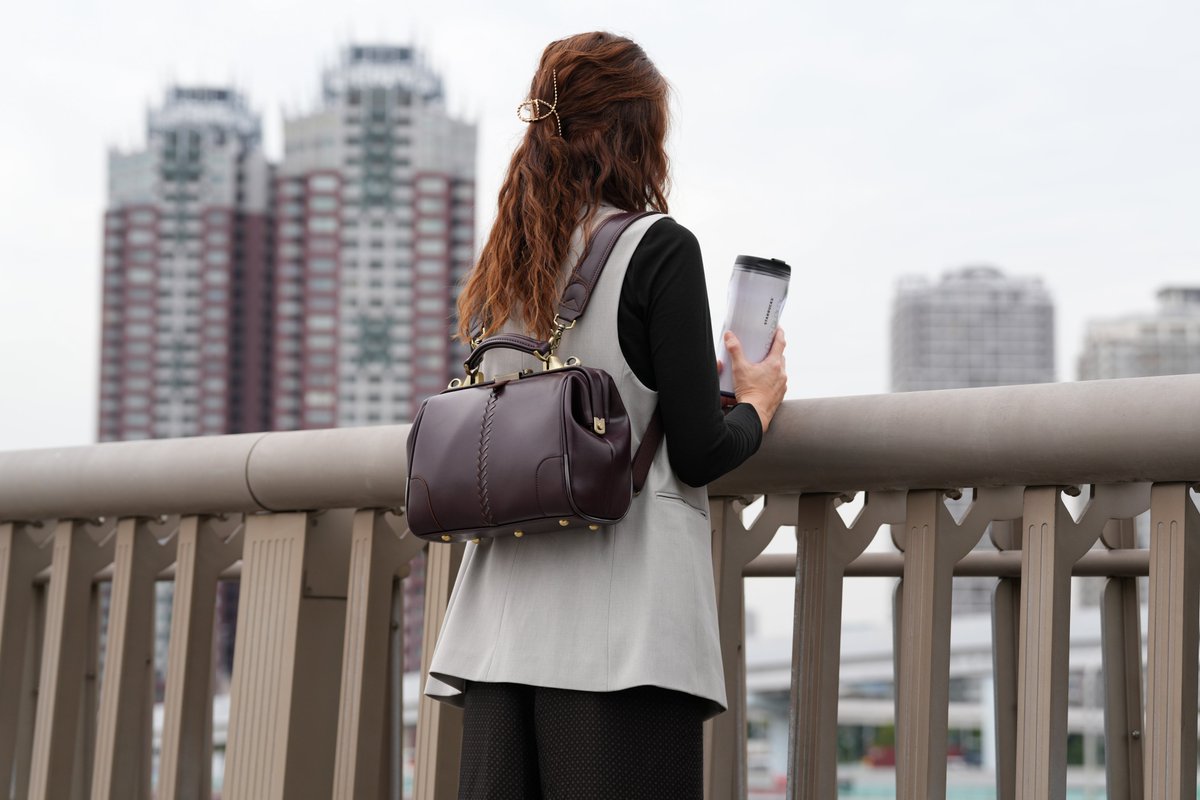 YOUTA ダレスバッグ リュック ビジネスバッグ バーガンディー ユニ