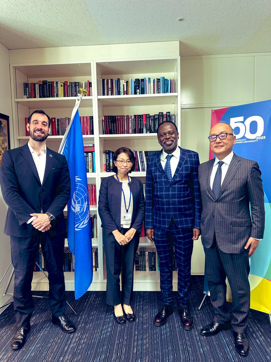 tmarwala's tweet image. Honoured to receive a courtesy visit from Mr. Mitsuo Kojima, UNU-IAS Board Member and Representative Director of MetLife Investment Management Japan, Ltd. Grateful for his support in advancing our shared mission. #Sustainability #GlobalCooperation #UNU
