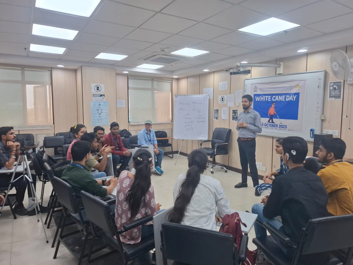 islrtc's tweet image. 🦯 ISLRTC celebrated #WorldWhiteCaneDay with DTISL & DISLI students!
Together, we learned how the white cane empowers people who are blind & promotes accessibility for all. 💪
#Inclusion #Accessibility #PwDAwareness #ISLRTC