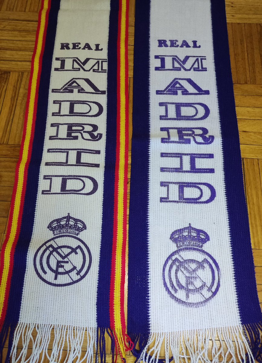 Mismo modelo (con y sin bandera de España)
#RealMadrid #HalaMadrid 
#SiempreFieles