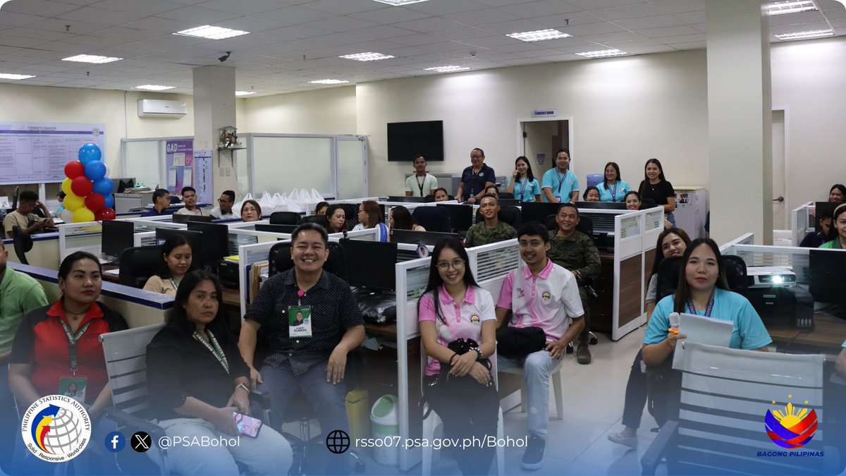 psabohol's tweet image. 🅸🅲🆈🅼🅸: 𝟑𝟔𝐭𝐡 𝐍𝐚𝐭𝐢𝐨𝐧𝐚𝐥 𝐒𝐭𝐚𝐭𝐢𝐬𝐭𝐢𝐜𝐬 𝐌𝐨𝐧𝐭𝐡 (𝐍𝐒𝐌) - 𝐎𝐩𝐞𝐧𝐢𝐧𝐠 𝐂𝐞𝐫𝐞𝐦𝐨𝐧𝐲 𝐚𝐭 𝐏𝐒𝐀 - 𝐁𝐨𝐡𝐨𝐥 𝐏𝐫𝐨𝐯𝐢𝐧𝐜𝐢𝐚𝐥 𝐒𝐭𝐚𝐭𝐢𝐬𝐭𝐢𝐜𝐚𝐥 𝐎𝐟𝐟𝐢𝐜𝐞

#36thNSM #StatsForAll #NSM2025 #36thNSMBohol