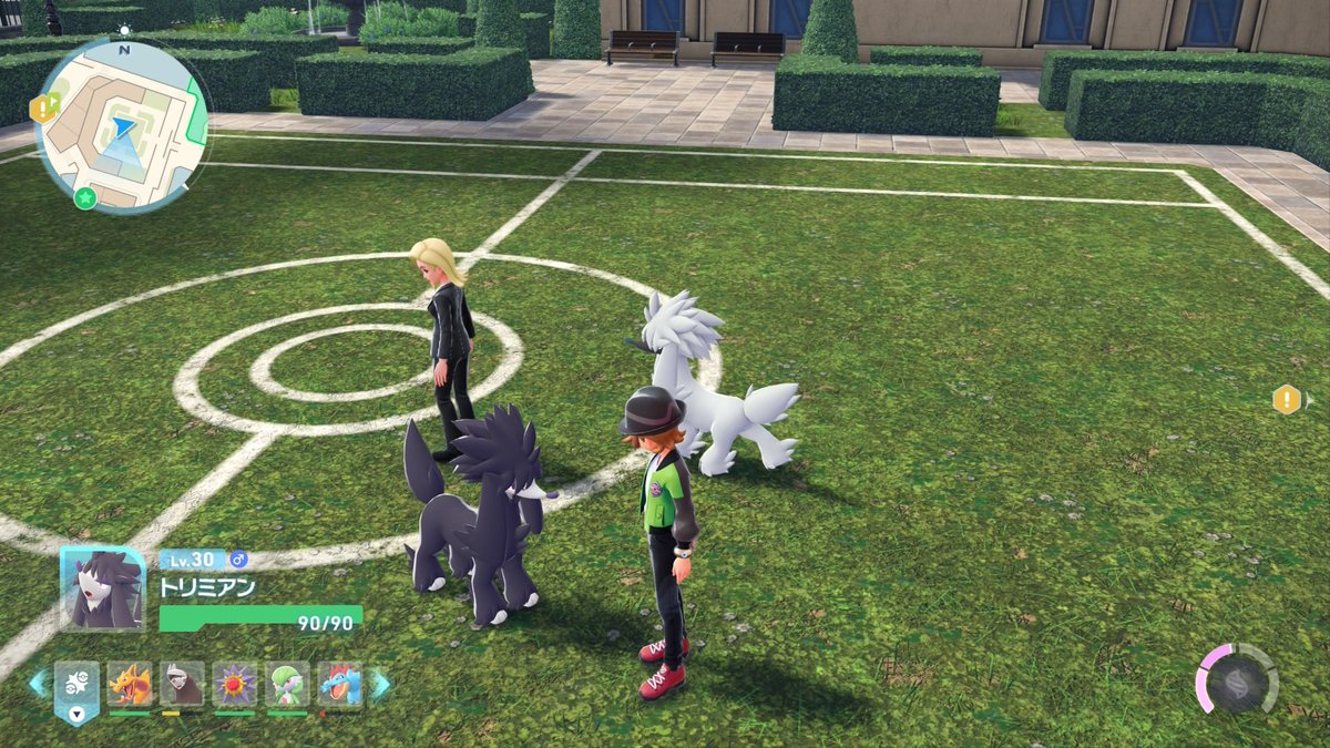 ZA初めての色違いはトリミアンや！！🐕