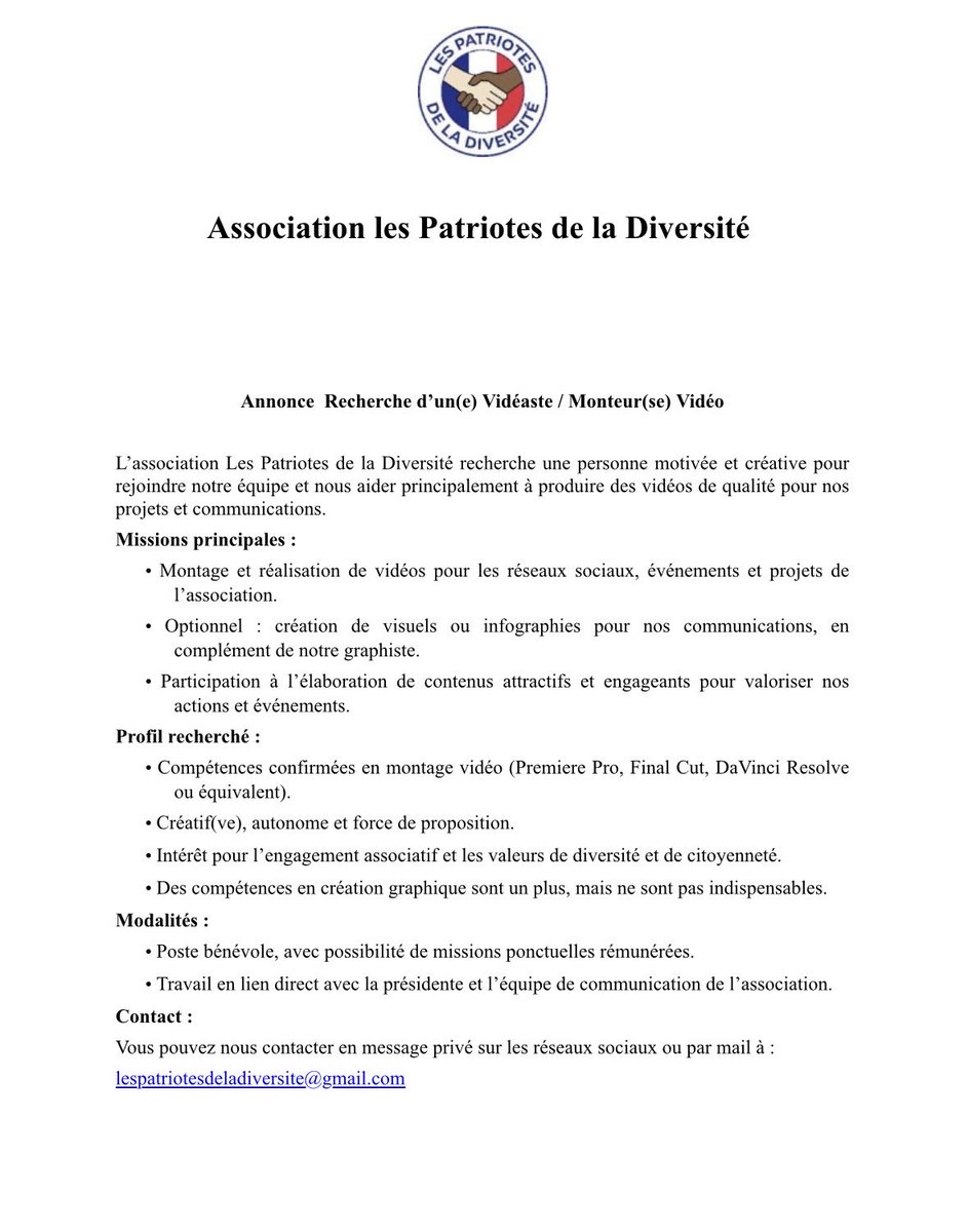 Les Patriotes de la Diversité tweet media
