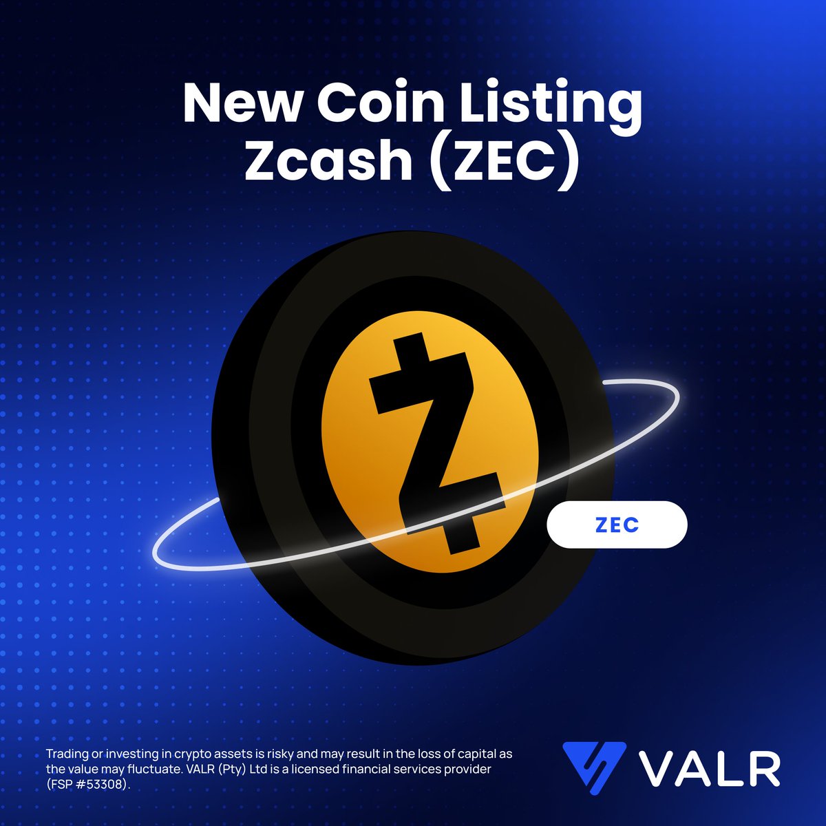ZEC (Zcash) is now available on VALR via Simple Buy & Sell. Trade now:  https://t.co/4sUdUhJrrb