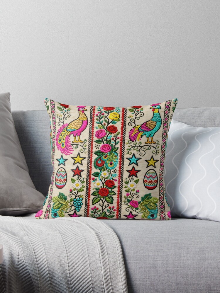 Okay, THIS is my new favorite color combo! I dove deep into Bucovina, Romania folk art for this one, and their use of vibrant color is just unmatched. 🤯👇
🔗redbubble.com/shop/ap/175080…
#Bucovina #FolkArt #VibrantPattern #RomanianDesign #PeacockArt #TextileLove #NewOnRedbubble