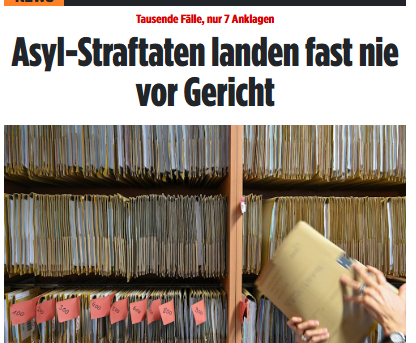 #Hamburg: Massenhaft Verstöße gegen das Aufenthalts- u Asyl-Recht, aber kaum ein Fall landet vor Gericht! Personen, die z. B. gegen Aufenthaltsbestimmungen verstoßen oder bei der illegalen Einreise erwischt werden, müssen fast nie mit Konsequenzen rechnen. bild.de/politik/inland…
