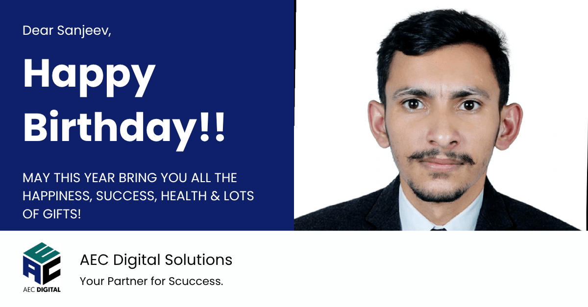 AEC_Digital_Sol's tweet photo. 🎉 Happy Birthday, Sanjeev! 
📷Your dedication and energy make AEC Digital Solutions stronger every day. Wishing you success, joy, and good health ahead! 📷
#BirthdayCelebration #AECDigitalSolutions https://t.co/lcnnIE9trU