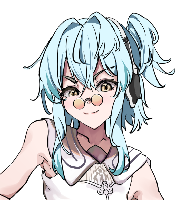 shi_oyu's tweet image. 卜霊のお顔
眼鏡なし↓
#鳴潮 #WutheringWaves  #Bling