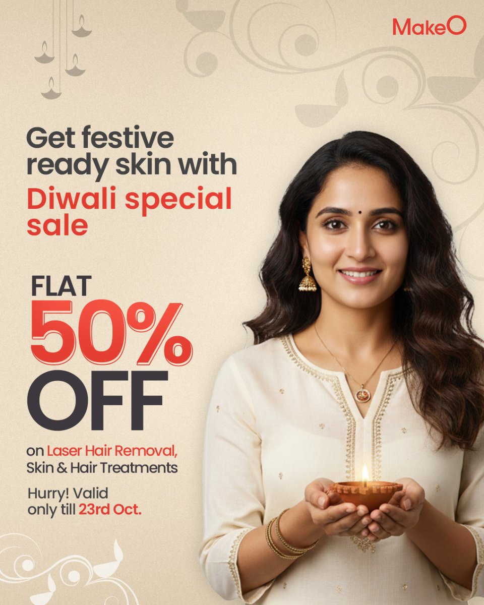 makeO_skin's tweet image. You blinked, we extended 👀

Glow up with Flat 50% OFF - now till 23rd Oct only!

#makeO #ExcitingDeal #StealtheDeal #GlowUp #SmoothSkin #makeOver #GlowingSkin