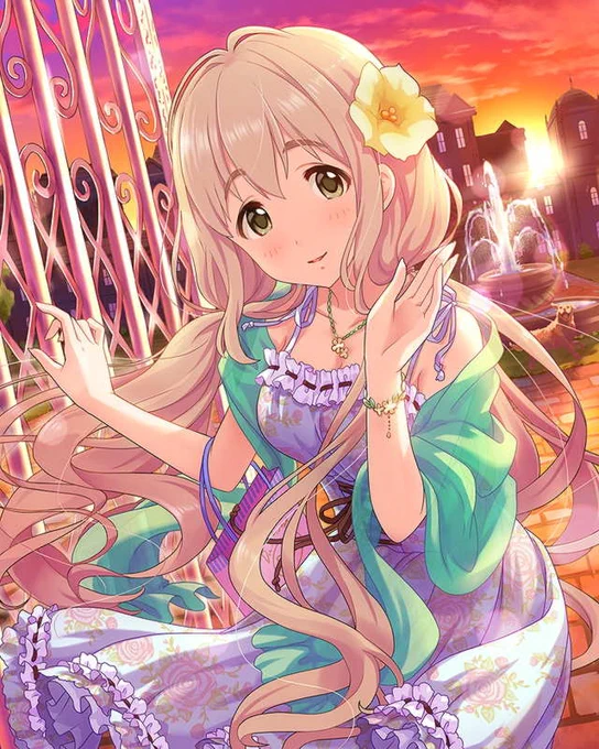 このカード、西園寺邸の詳細がわかると思ってデレステで実装待ってたんだけど、機会無かったな.... ちなみに西園寺邸にも犬がいることが後ろの背景から分かります。
