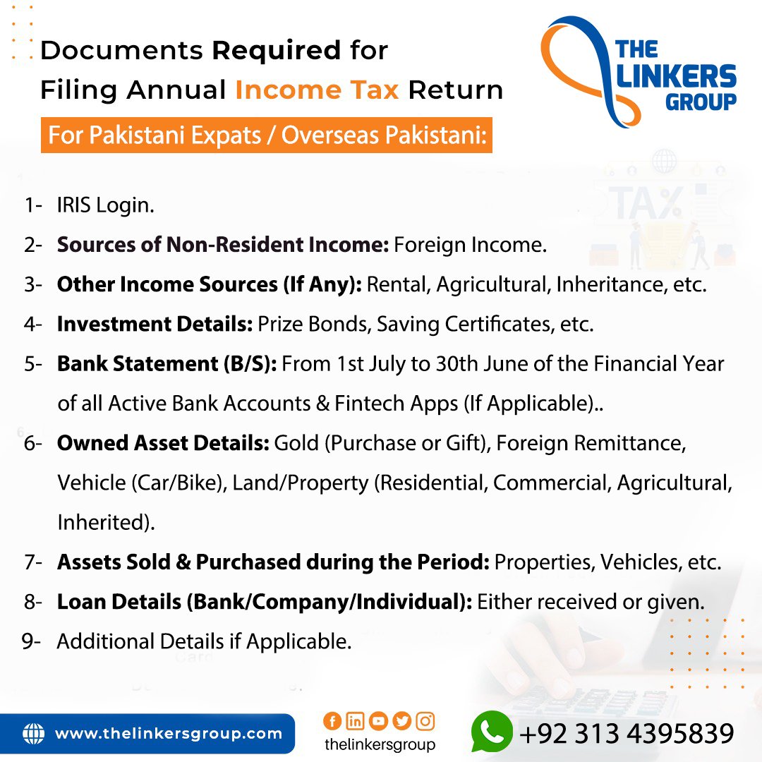thelinkersgroup's tweet photo. Calling all Overseas Pakistanis, Non-Resident Pakistanis &amp; Pakistani Expats! 🌍
Your contribution keeps Pakistan moving forward 🇵🇰

Let’s make it secure &amp; stress-free with Linkers. 
📲 https://t.co/tgo6BtjBTc
🔗 https://t.co/oEedF2Ehcr

#taxfiling #OverseasPakistanis #nonresdient https://t.co/XzMS61avkv