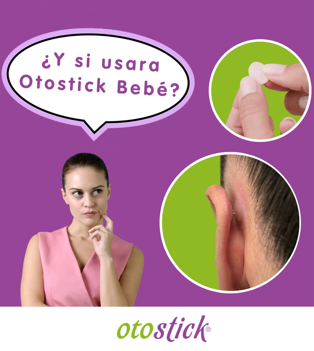 ¿Puedo usar Otostick Bebé si ya no soy tan… bebé? 😅
Esta es una duda frecuente. Y por supuesto que sí, ¡puedes usarlo! 😉
Aunque Otostick es recomendable para niños mayores de 3 años, si tu oreja se adapta mejor a Otostick Bebé, puedes usarlo independientemente de tu edad. 👂🏼