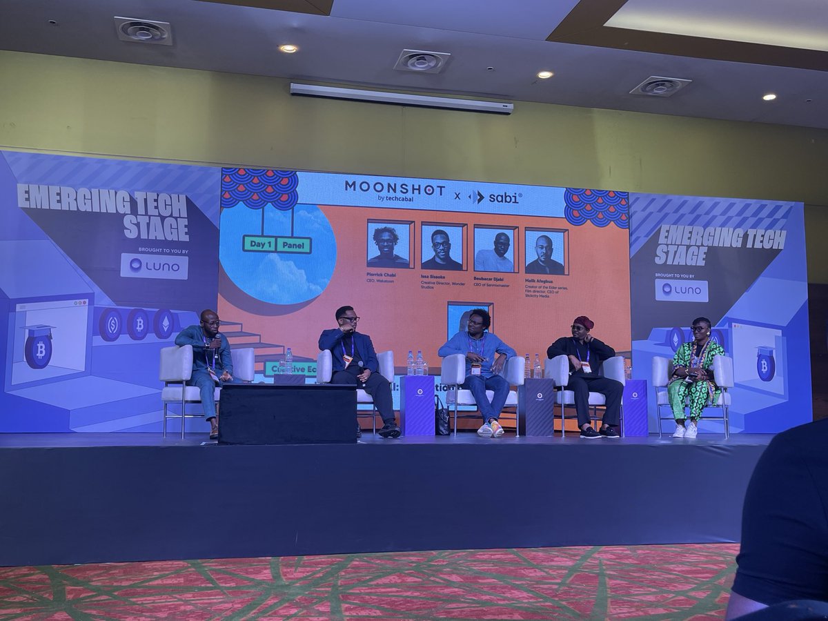 In attendance #moonshot2025 

Thank you <a href="/CashAfricaCo/">CashAfrica Contactless Payment for Africa</a> for coming up with a perfect product for payment in Nigeria. Tap to pay POS. 

Get your virtual $ card <a href="/usesfxmoneyapp/">sfxmoneyapp</a>  
Contact me or <a href="/zaydbakare/">Zayd</a> if you have any questions. 

God bless Nigeria 🇳🇬 

<a href="/TechCabal/">TechCabal</a>