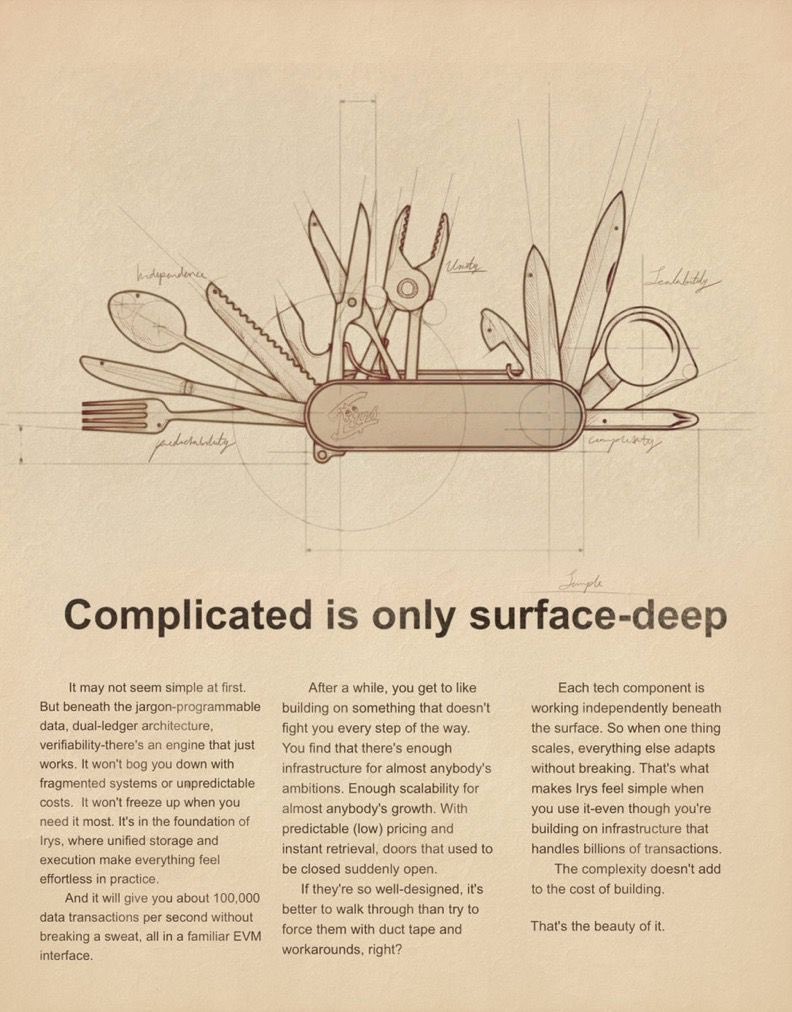 FFO🤍❄️ (@itdevie) on Twitter photo Sometimes the smartest tools don’t shout about their complexity, they just work.
Irys feels like that quiet genius in the background… smooth on the surface, powerful underneath.
That’s what simplicity done right looks like.
Gm CT
<a href="/irys_xyz/">Irys (✧ᴗ✧)</a> Sometimes the smartest tools don’t shout about their complexity, they just work.
Irys feels like that quiet genius in the background… smooth on the surface, powerful underneath.
That’s what simplicity done right looks like.
Gm CT
<a href="/irys_xyz/">Irys (✧ᴗ✧)</a>