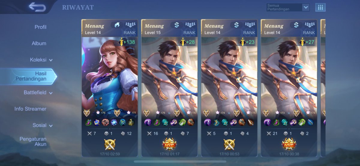 HALLO GUYSS JOKI ML OPENN YAA HARGA HARI TERAKHIR SEASON!!!
EPIC 4K⭐
LEGEND 4K⭐
MYTIC 7K⭐
MYTIC HONOR 8K⭐
GLORY 13K⭐️
IMORTAL 17K⭐️
PROMO UNTUK ORANG TERCEPAT (GLORY10⭐️130K)
(HONOR 10⭐️80K)
(MYTICK 10⭐️70K)
(LEGEND 10⭐️40K)
#zonauang #zonajajan️️ #jokiml