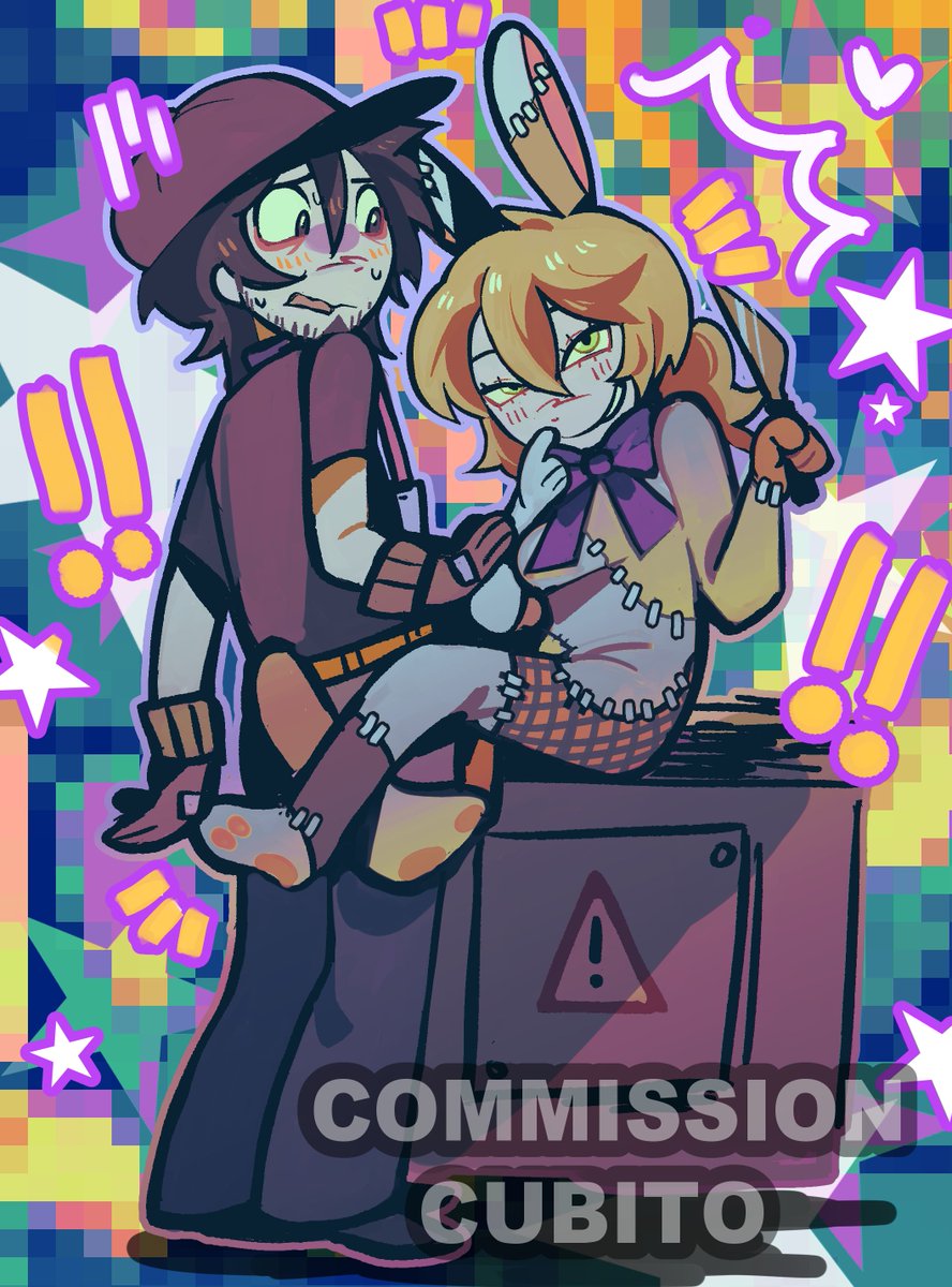 #Commission  finished! for <a href="/KittyKube/">Ginger</a> 
,Thank you for your patience!🥺❤️