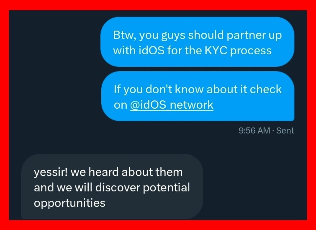 GemsScope's tweet image. Yesterday I was talking with the team that took me 3 days to complete KYC on their launchpad
I suggested them to partner up with @idOS_network for a smooth and secure KYC process
It would take 30 seconds with idOS instead of the 3 days with traditional process