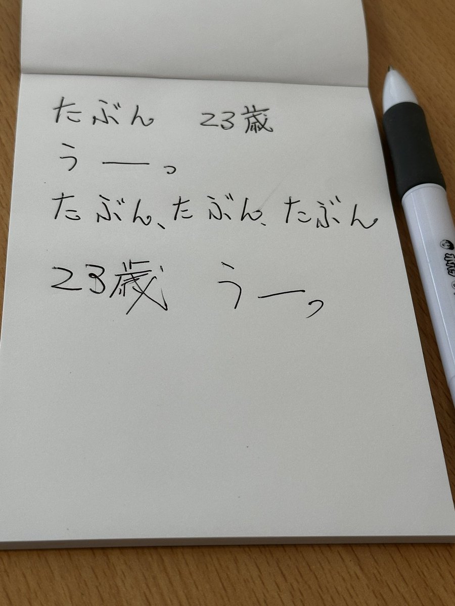 今日は誰も面会に来なかったから ネタでも書くか、とペンとノートを出