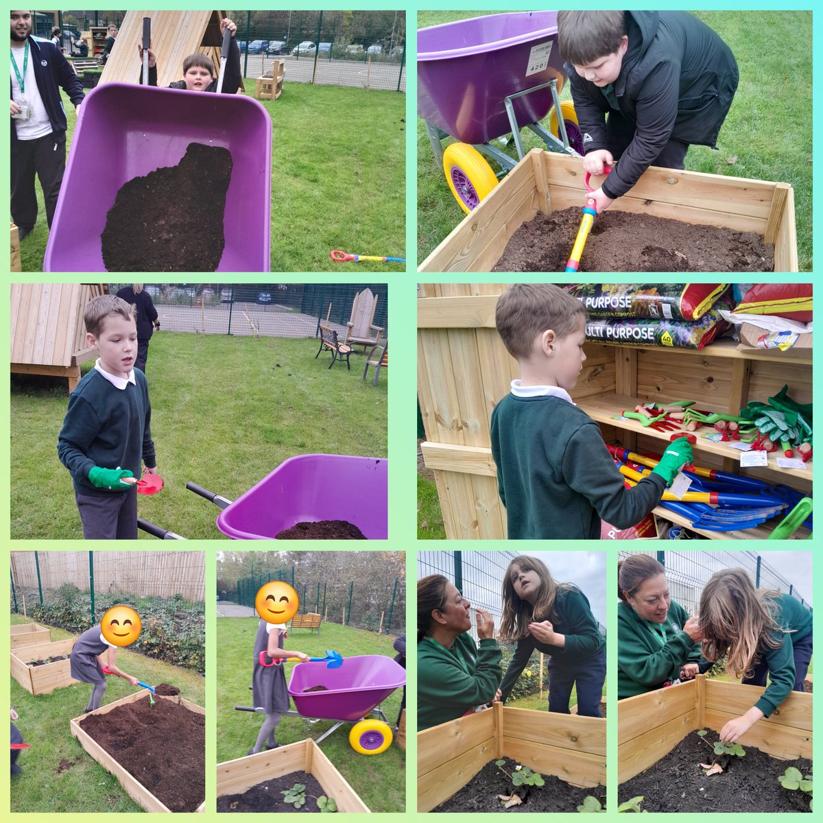 elmtreeacademy's tweet photo. What a fantastic time our gardening club have had this week! @elmtreeacademy @VicAcademies #Unity #Curiosity #Courage #Excellence https://t.co/XvHEcC7RpO