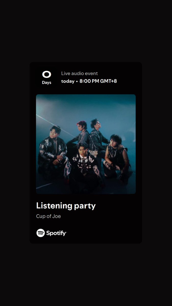cupofjoemusic's tweet photo. Silakbo era continues 🎶 

Catch us live tonight for the #SilakboSpotifyListeningParty, 8PM sharp! Huwag papahuli, Joewahs! 

RSVP link: https://t.co/IdDJi7SeRt https://t.co/49xeHJa4ad