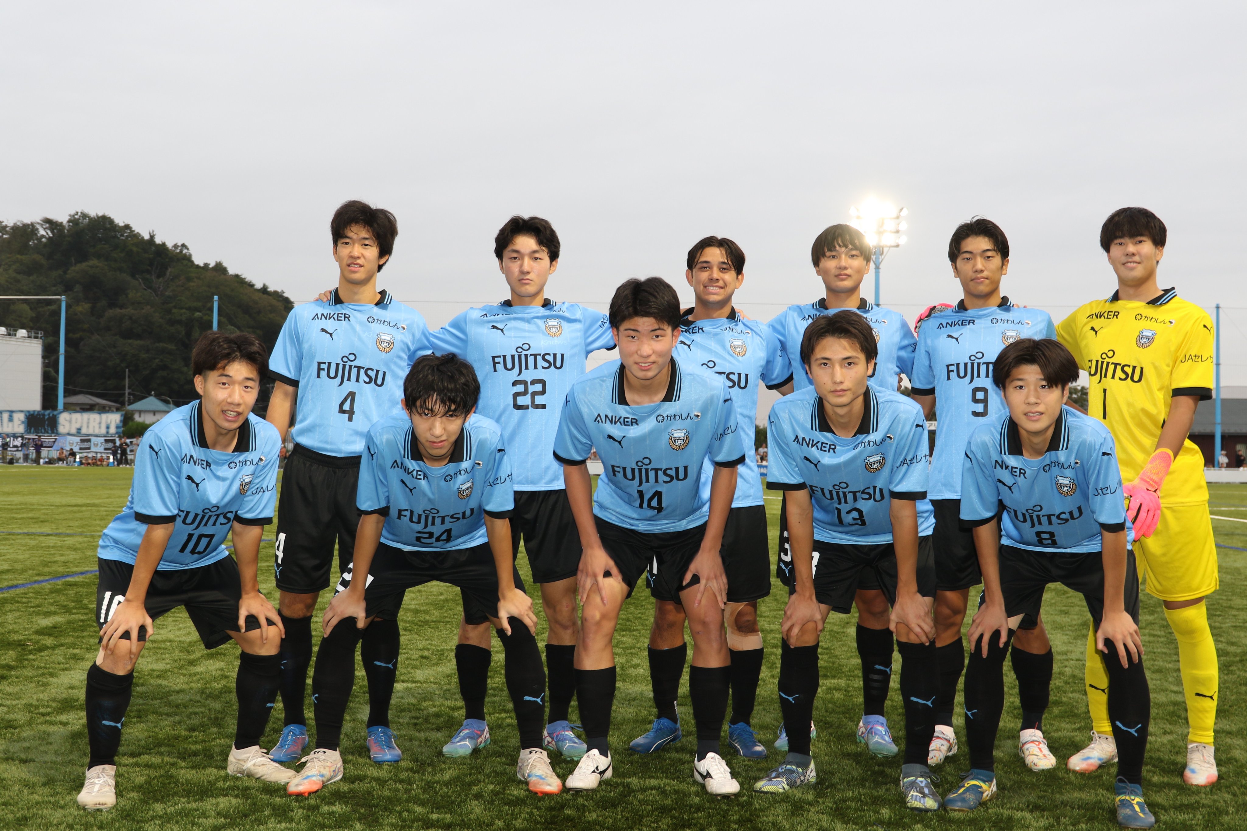 lycee 小倉朝日 上位賞 今日のヒーロー】 北筑高(左から)ゴールを決めた 小辻 悠世（3年