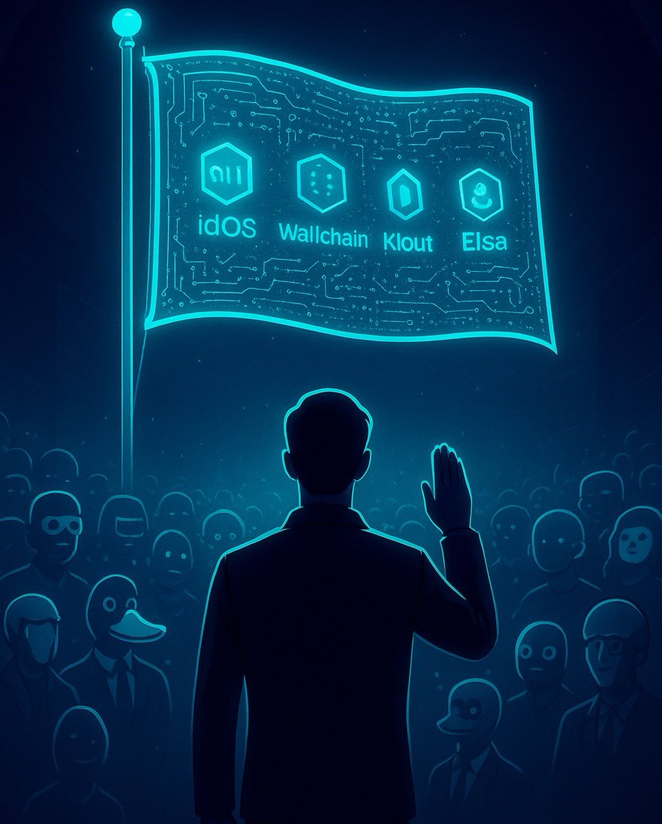 DSolution_hack's tweet image. The “Web3 Citizen Oath” 🫡

I pledge allegiance to the vibes,
one chain under crypto, indivisible,
with @wallchain_xyz,  privacy,  $klout &amp;amp; @HeyElsaAI for all.

@idOS_network be my witness

Pass it on

(GM, Happy Friday, Quack it, gidOs it gElsa it and Have a nice weekend 🤝