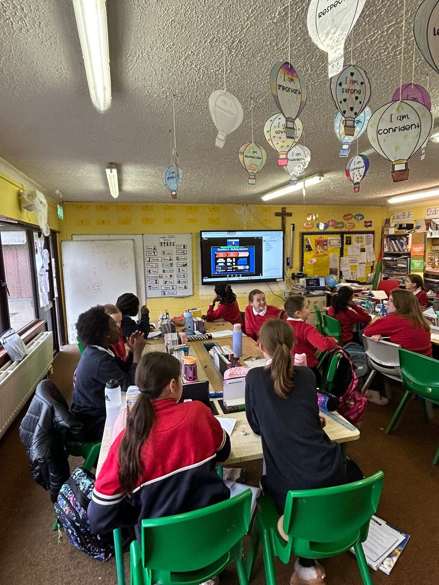 bhride_scoil's tweet photo. 5th and 6th class girls took part in a live online maths quiz to celebrate Maths Week. It was great fun - full of puzzles, brain teasers and maths challenges! 💡 https://t.co/Nn3vsEP2x0