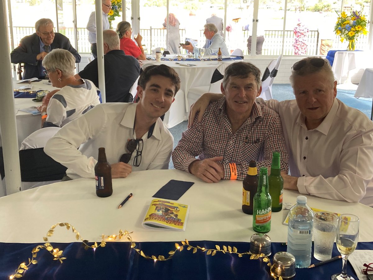 Couple of legends in this photo plus the champion Robert Thompson AM