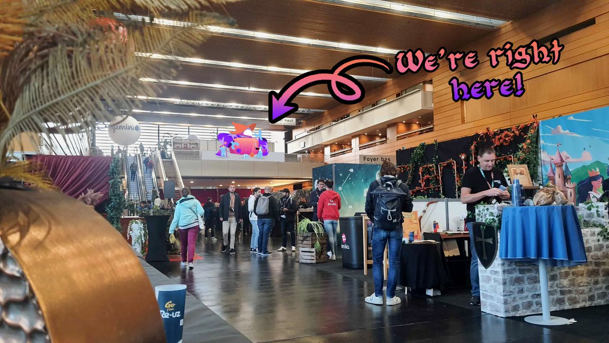 VonageDev's tweet image. 🪄 Embark on an exciting adventure at our booth!
We&apos;re at #DevFestNantes, waiting for you at the mezzanine with our magical game and sparkly swag - see you soon! ✨